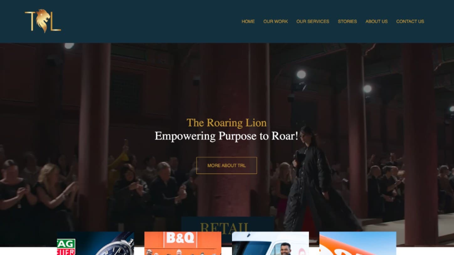 Roaring Lion Media · Hero image