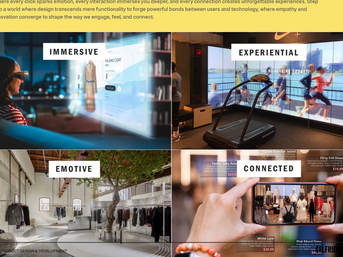 The future of experience design · Cover
